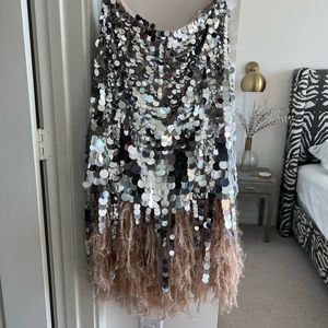 Coveted Asos sequin skirt
